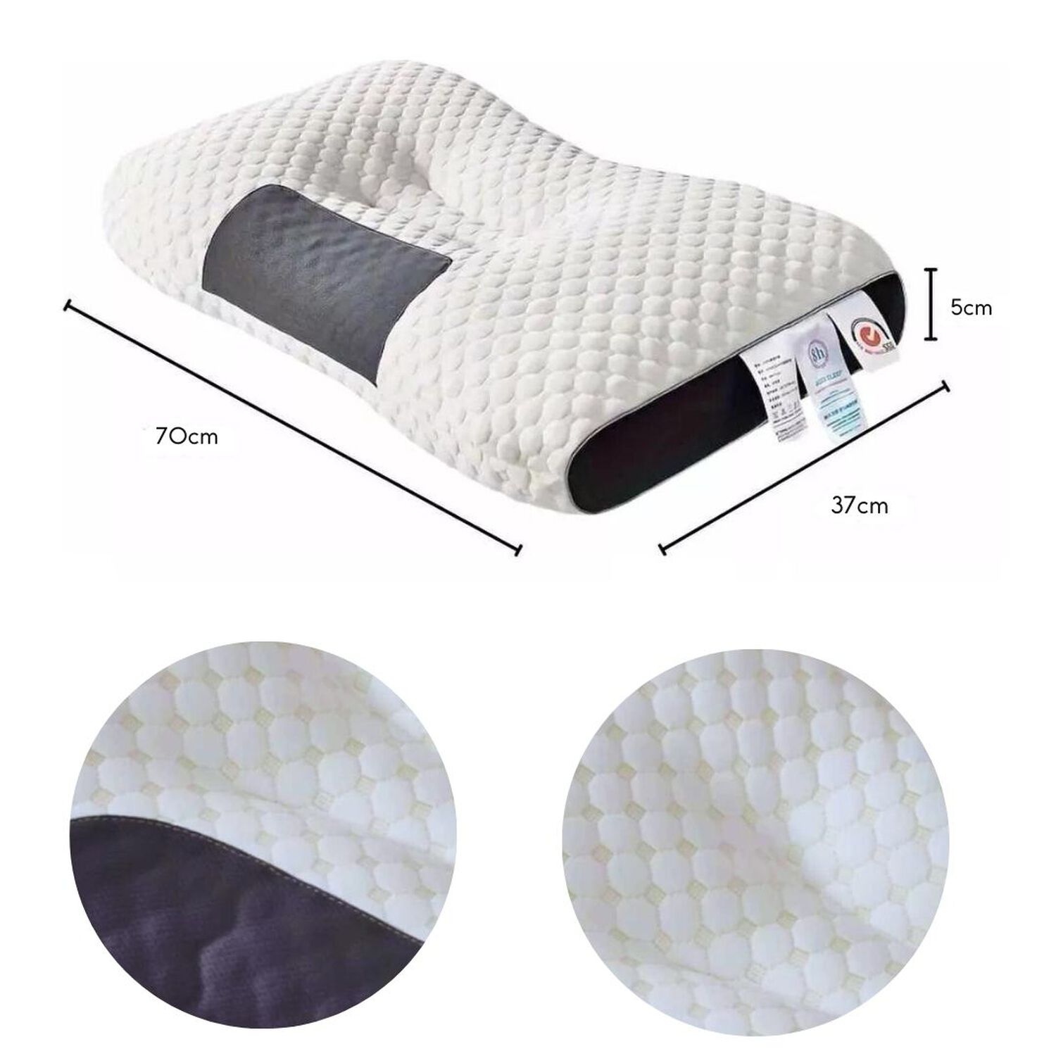 Almohada Ergonomica Ortopedica Cuello Y Cervical image number 4.0