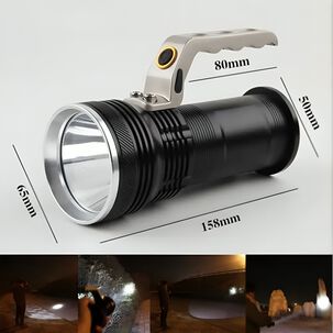 Linterna Led Táctica Recargable Larga Distancia