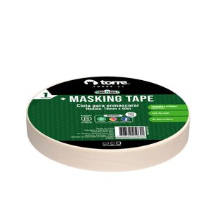 Pack X 4 Cinta Masking Tape Crema 18mm X 40m. Torre