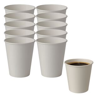 Set 10 Vasos Cafe Doble Pared Termico 236ml 8oz Desechable