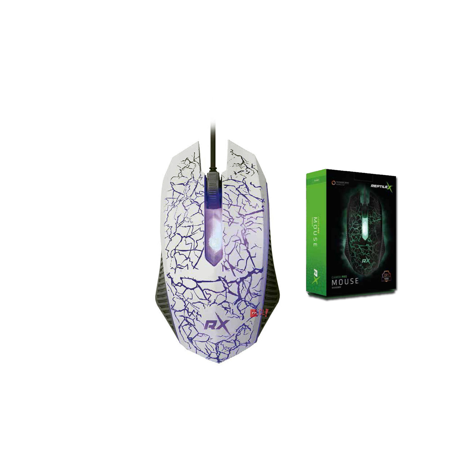 Mouse Gamer Pc Usb Retroiluminado Blanco - Ps image number 1.0