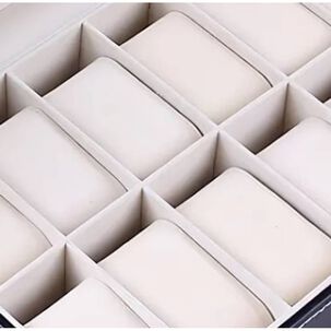 Estuche Organizador De Relojes Y Joyas Con 12 Espacios