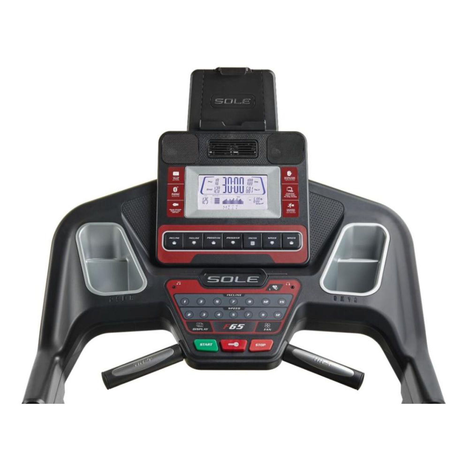 Trotadora Treadmill Sole F65 G4 Negro Muvo image number 4.0