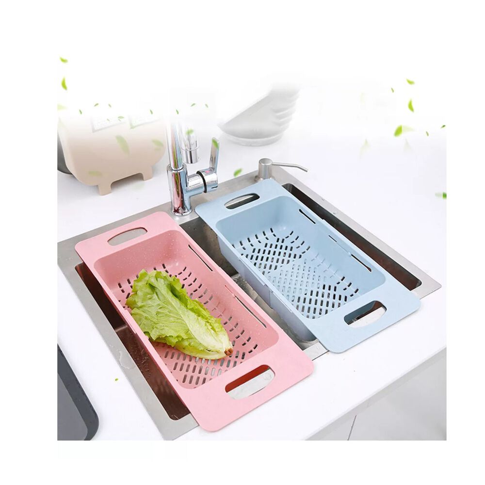 Escurridor De Cocina De Verduras 48cm Color Celeste image number 2.0