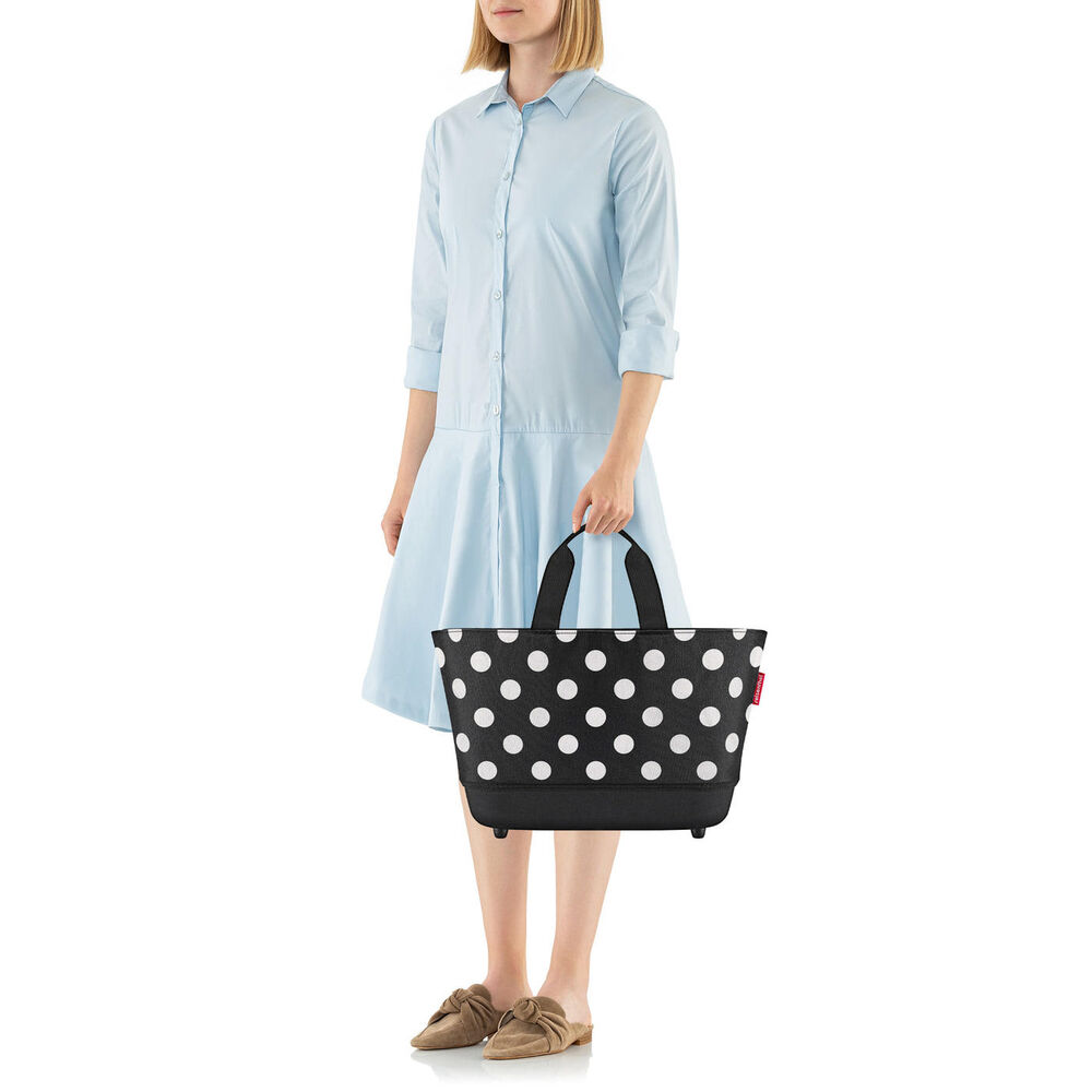 Canasto Shoppingbasket - Dots White image number 6.0