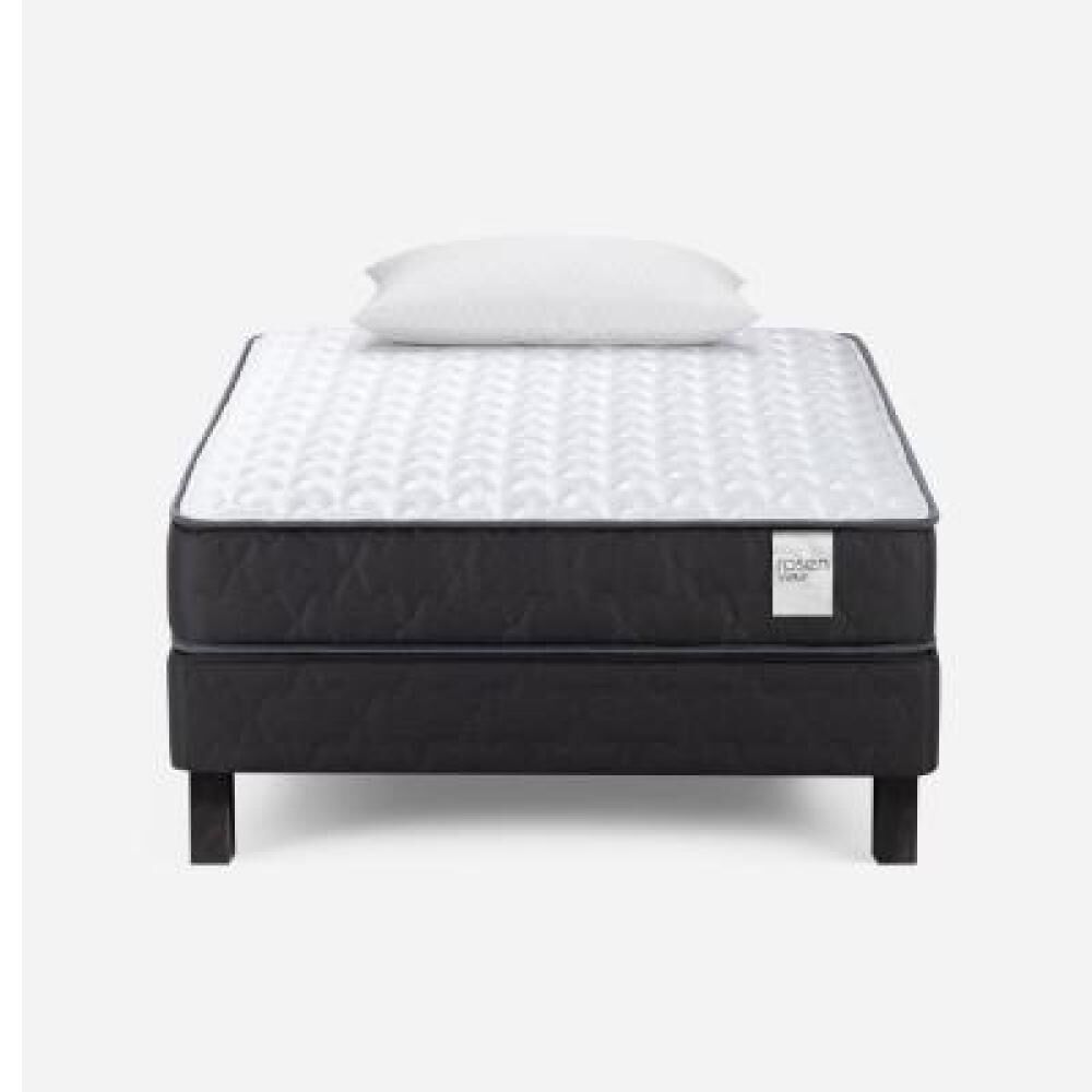 Cama Europea Rosen Wave / 1.5 Plazas / Base Normal + Almohada Light image number 5.0