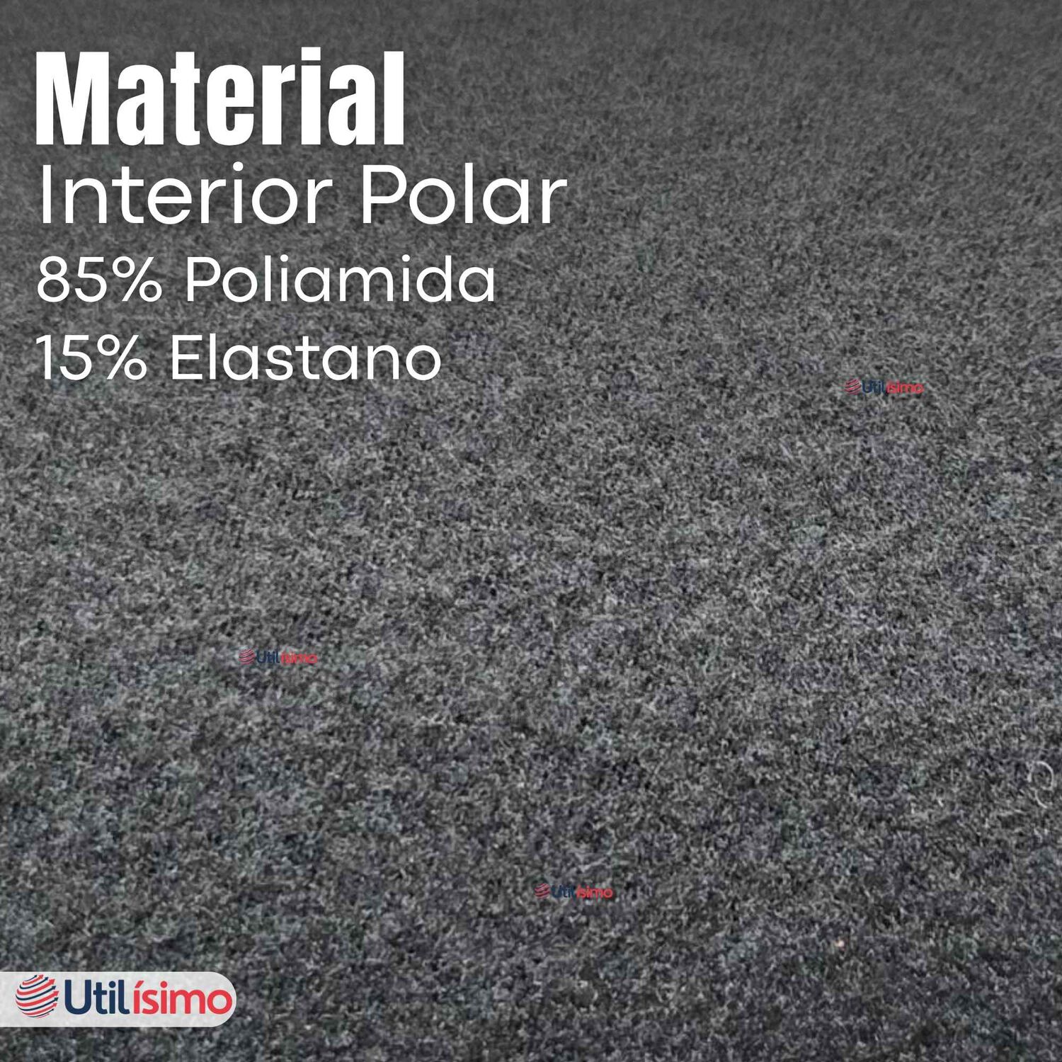 Calza Panty Lola Polar T&eacute;rmica Sin Costura Tiro Alto Elasticada Azul Marino image number 5.0