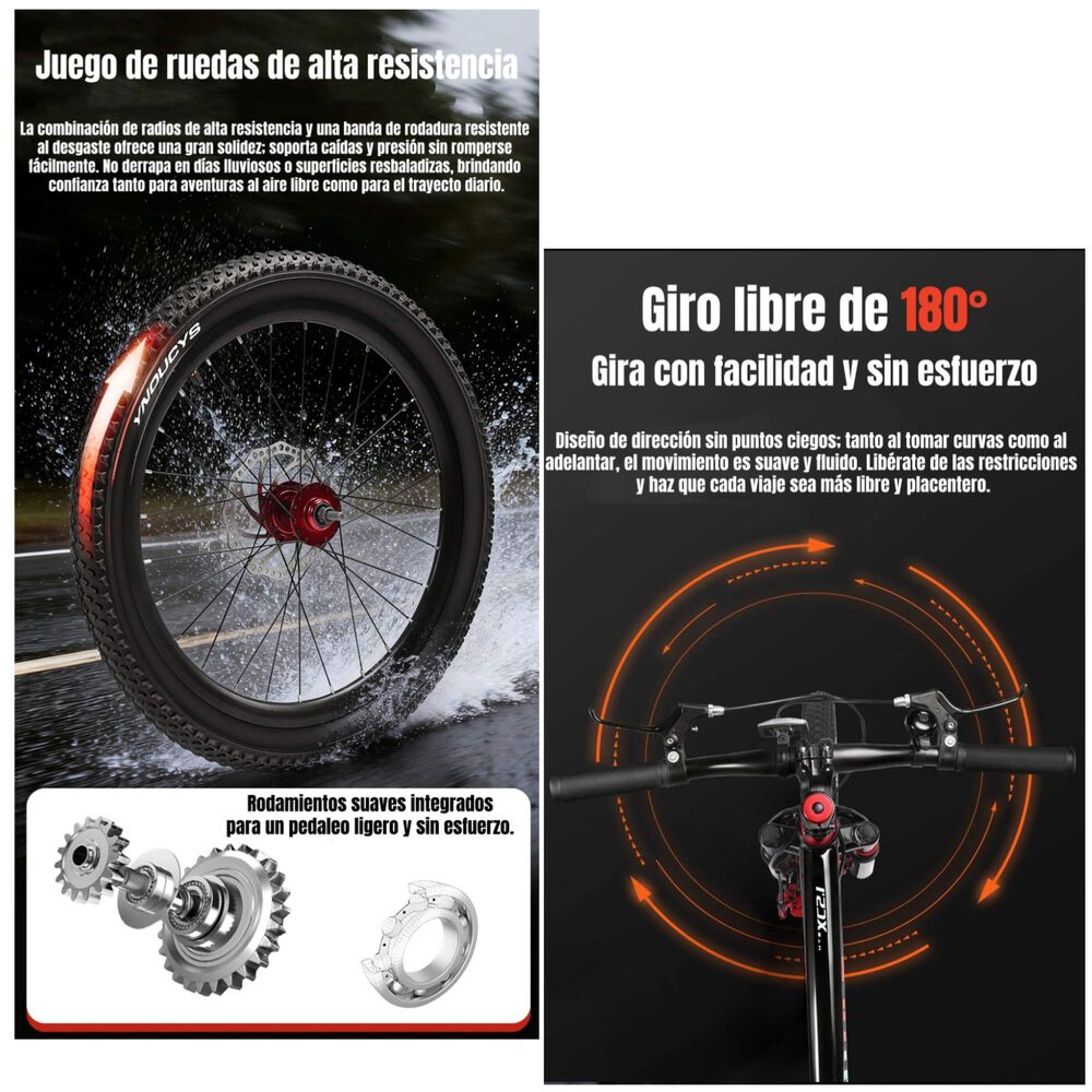 Bicicleta Infantil 10-14 A&ntilde;os Aro 22 Nexa Lubabycas image number 6.0