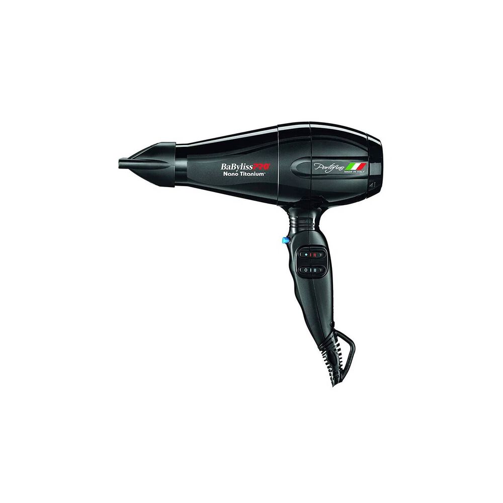 Secador De Pelo Babylisspro Nano Titanium Portofino 6600 Negro image number 2.0