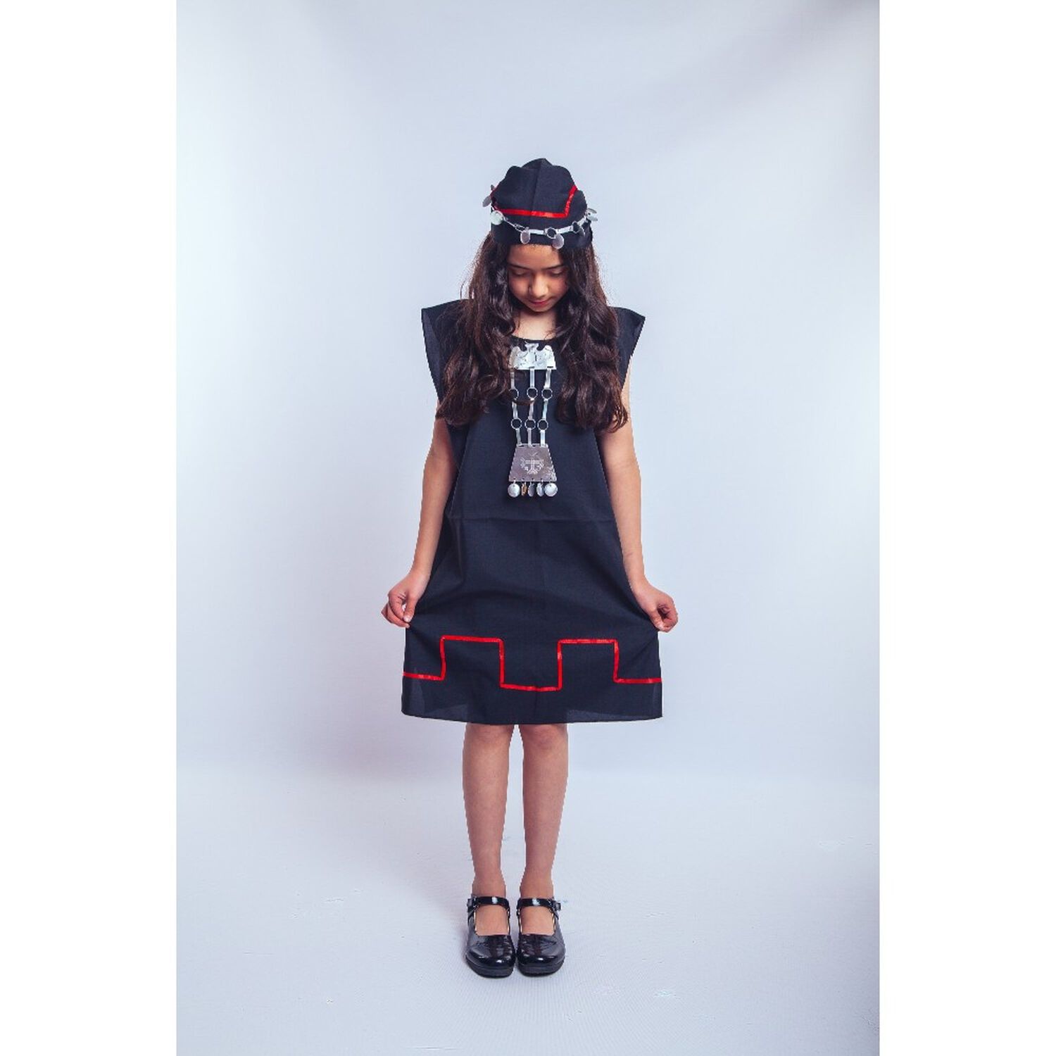 Disfraz Traje Tipico Mapuche Ni&ntilde;a Septiembre image number 3.0