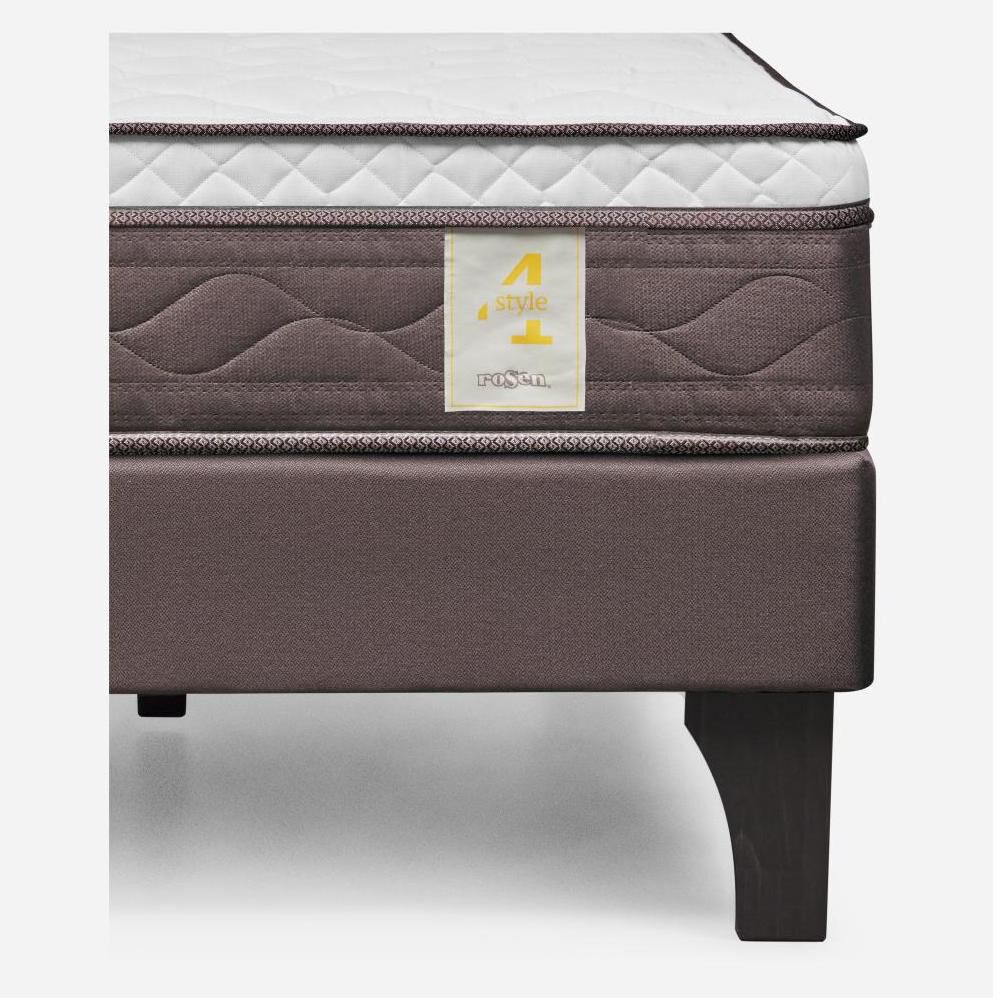 Cama Europea Rosen New Style 4 Plus / 1 Plaza / Base Normal image number 3.0