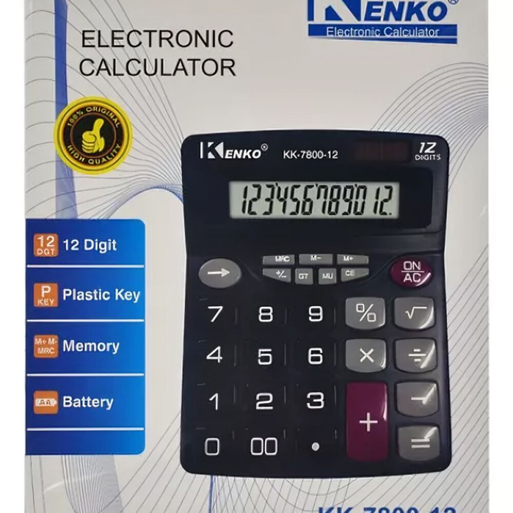 Calculadora 12 Dígitos Kaerda Ct-7800 image number 3.0