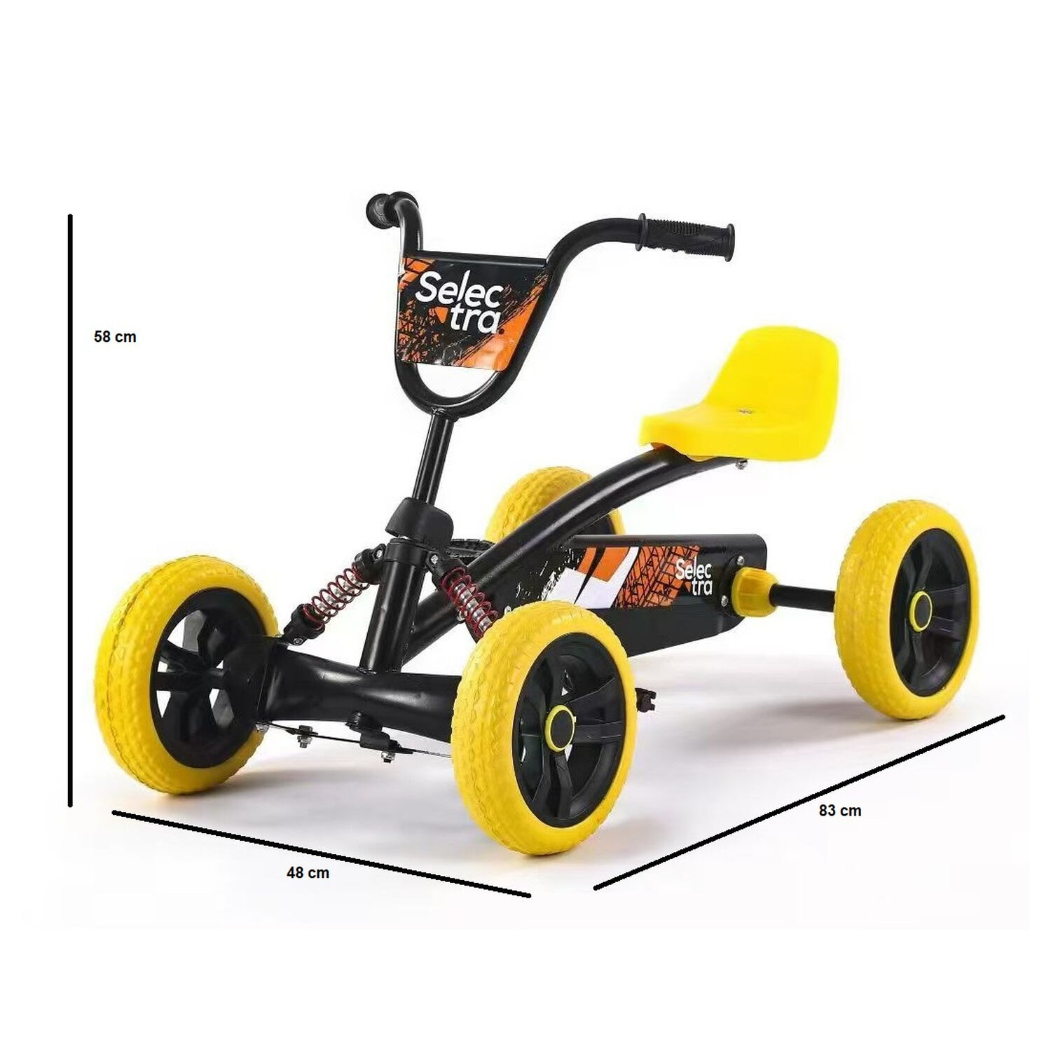 Gokart Racing Con Pedales Amarillo image number 1.0
