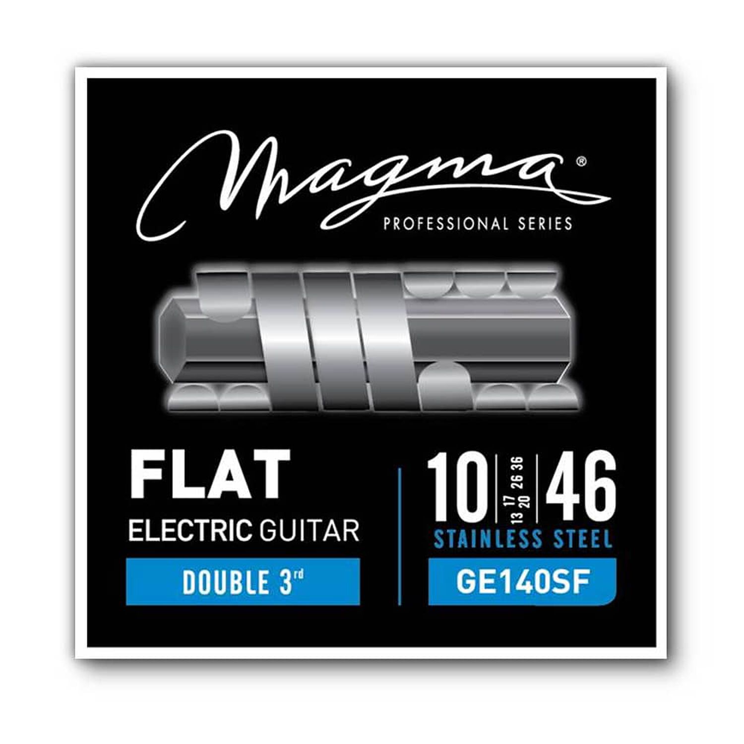 Set Cuerdas Guitarra El&eacute;ctrica Flat Ge140sf Magma image number 0.0