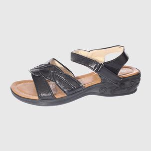 Sandalia Negro V&iacute;a Franca Art. 5tzy03905black