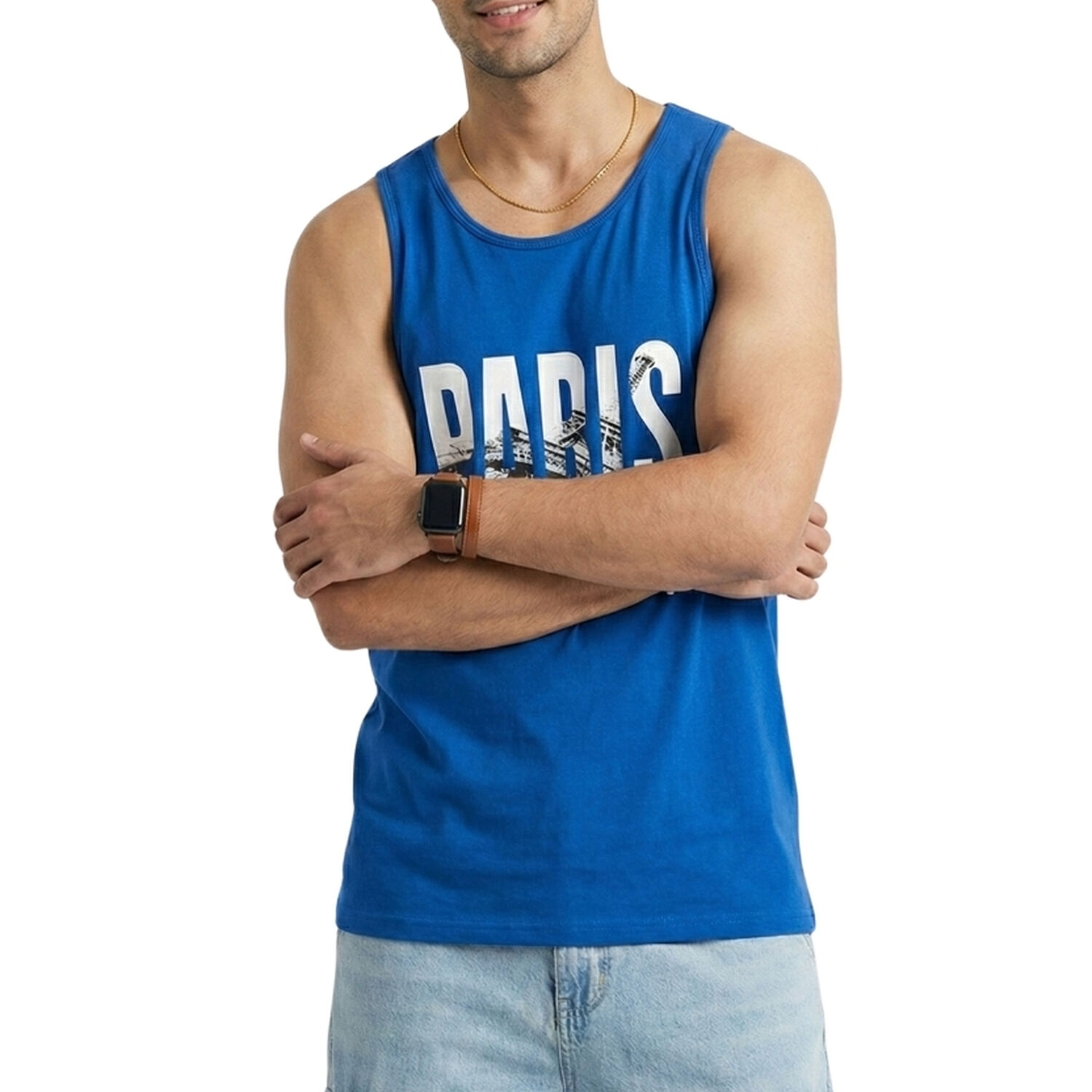 Polera Musculosa Hombre Paris image number 0.0