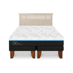 Cama Europea Cic Green Infinity / King / Base Dividida + Respaldo