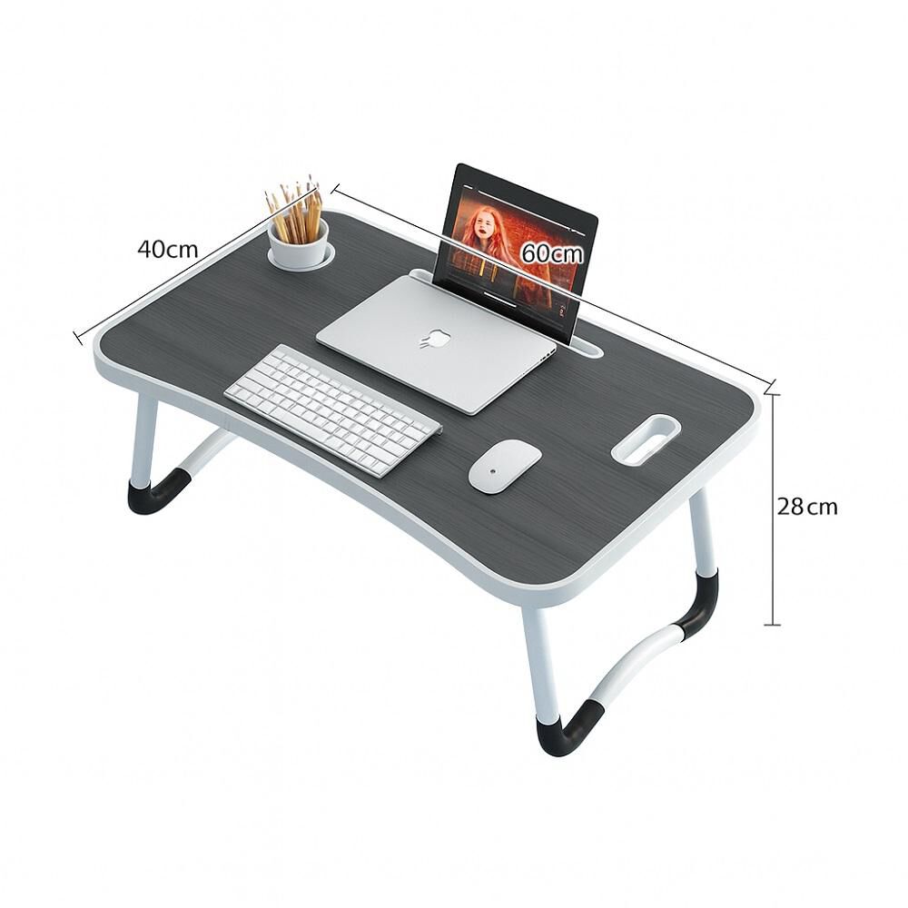 Escritorio Portátil Madera Usb Y Posavaso Plegable image number 5.0