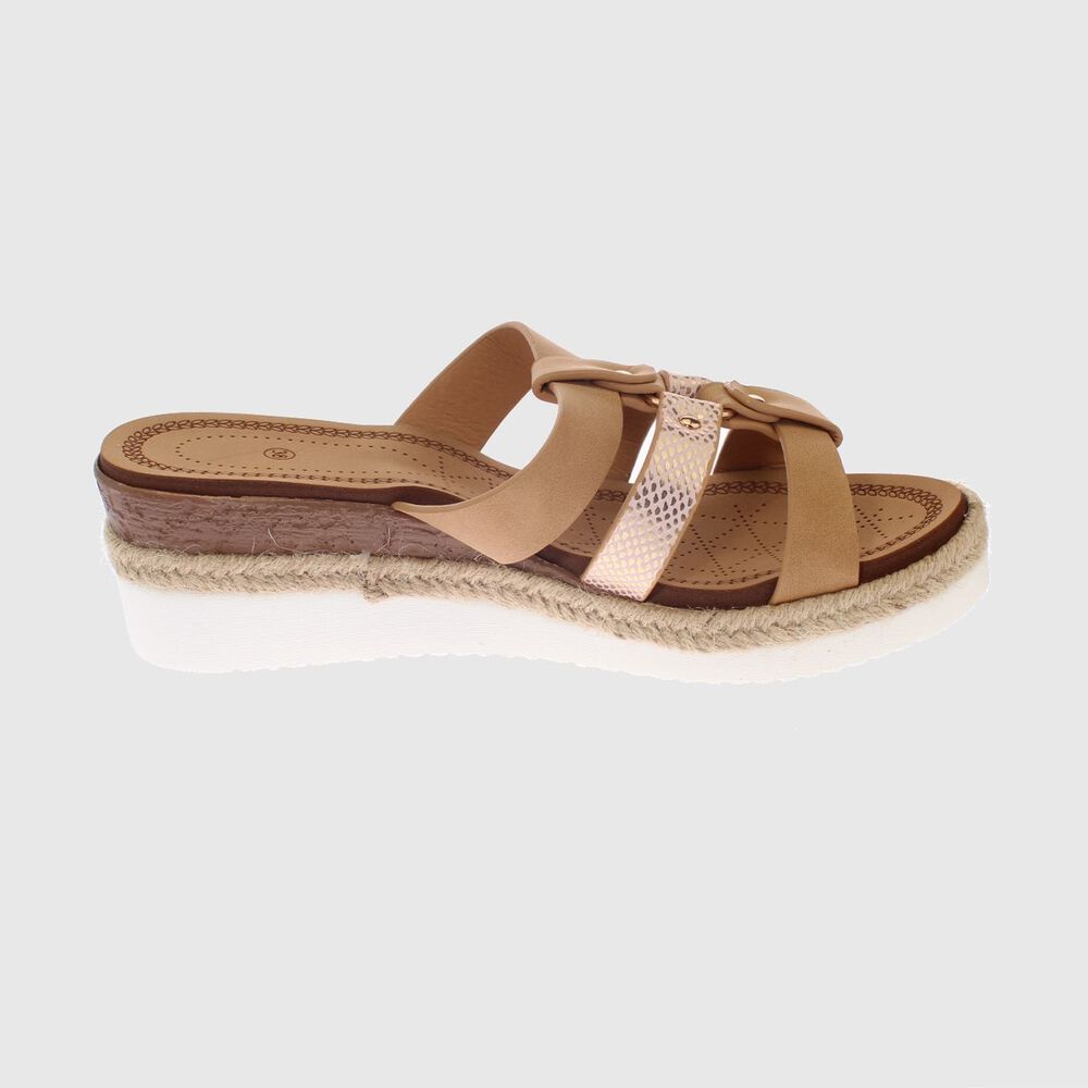 Sandalia Kaki V&iacute;a Franca Art. 52109b30930khaki image number 3.0