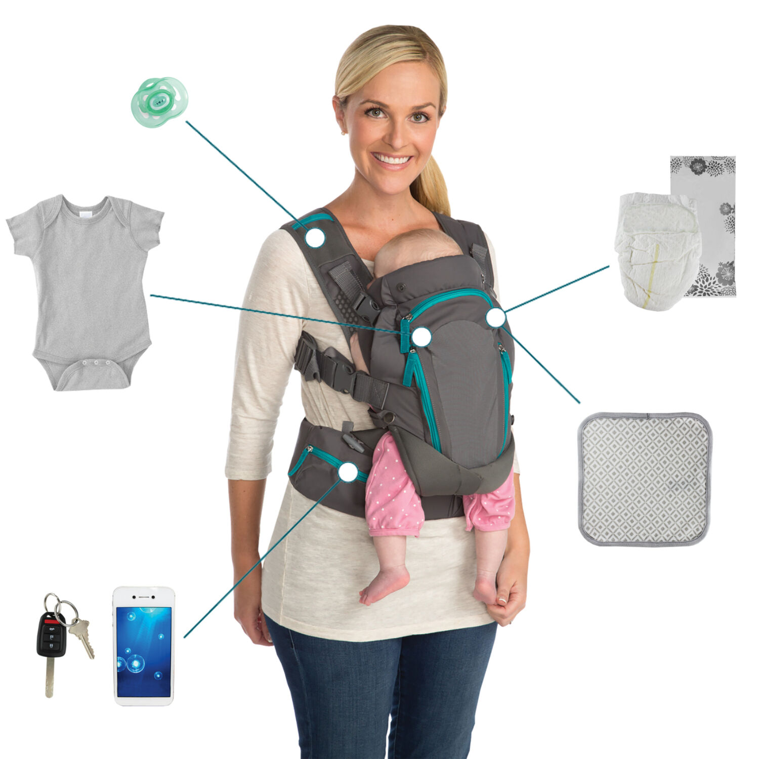 Porta Bebe Carry On 5333 Infatino image number 6.0