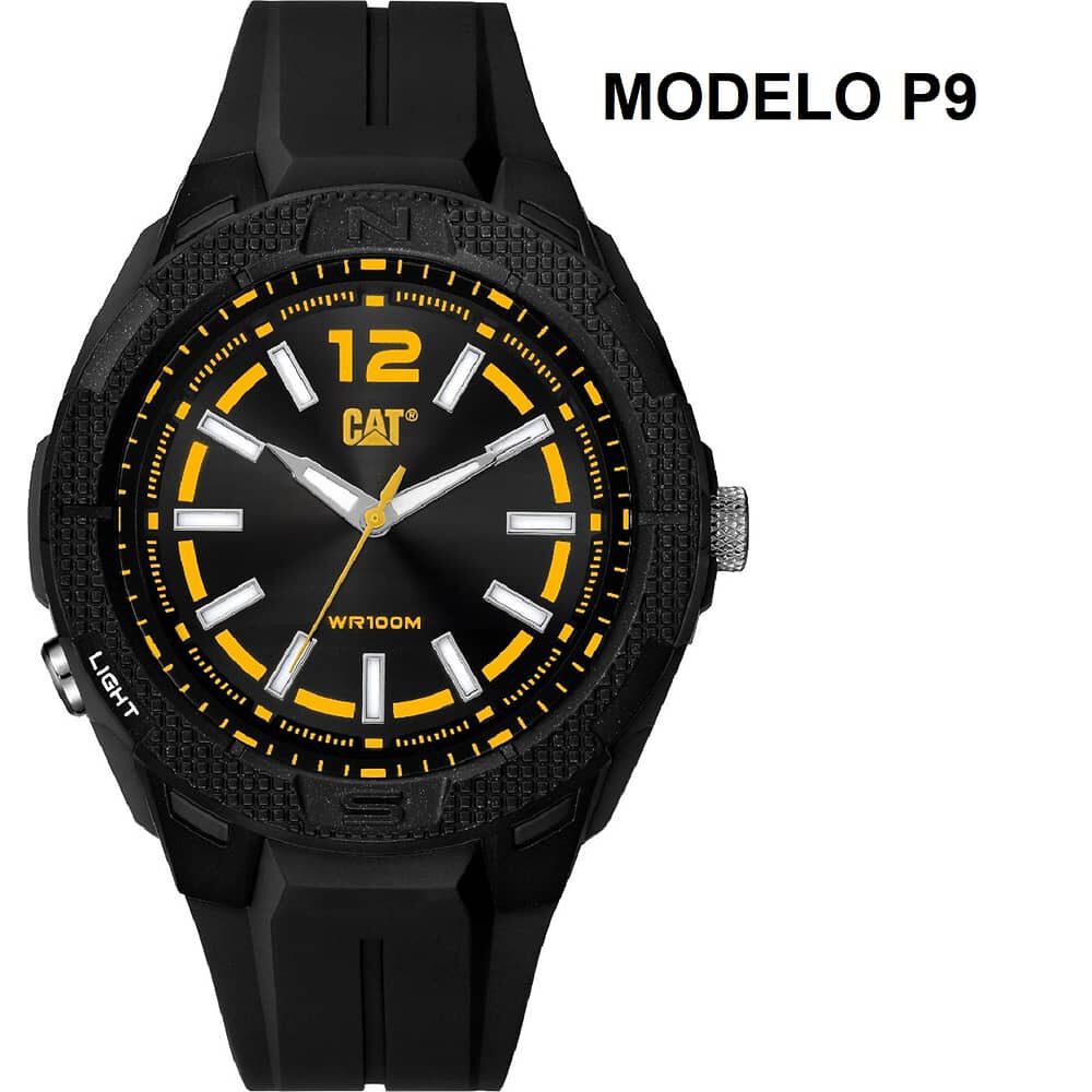 Correa Pulsera Cat Hombre P9-21 Negro image number 2.0