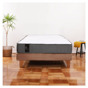 Cama Europea Zen Best 1.5 Plaza Tela Velvet Beige
