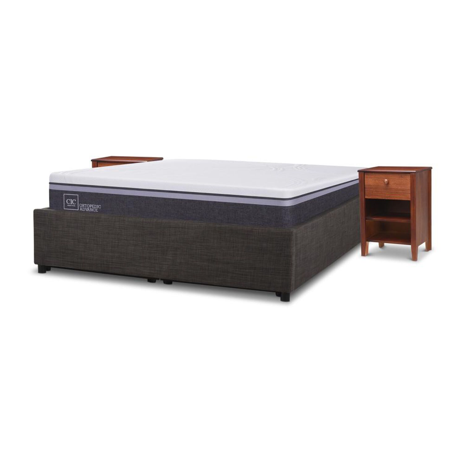 Cama Ba&uacute;l Cic Ortopedic Advance / 2 Plazas / Base Normal + Velador image number 4.0