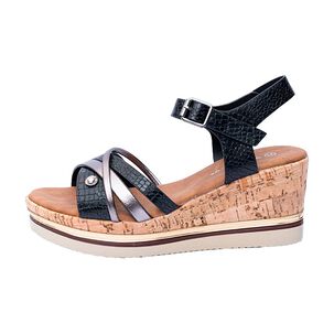 Sandalia Kea Negro Alquimia