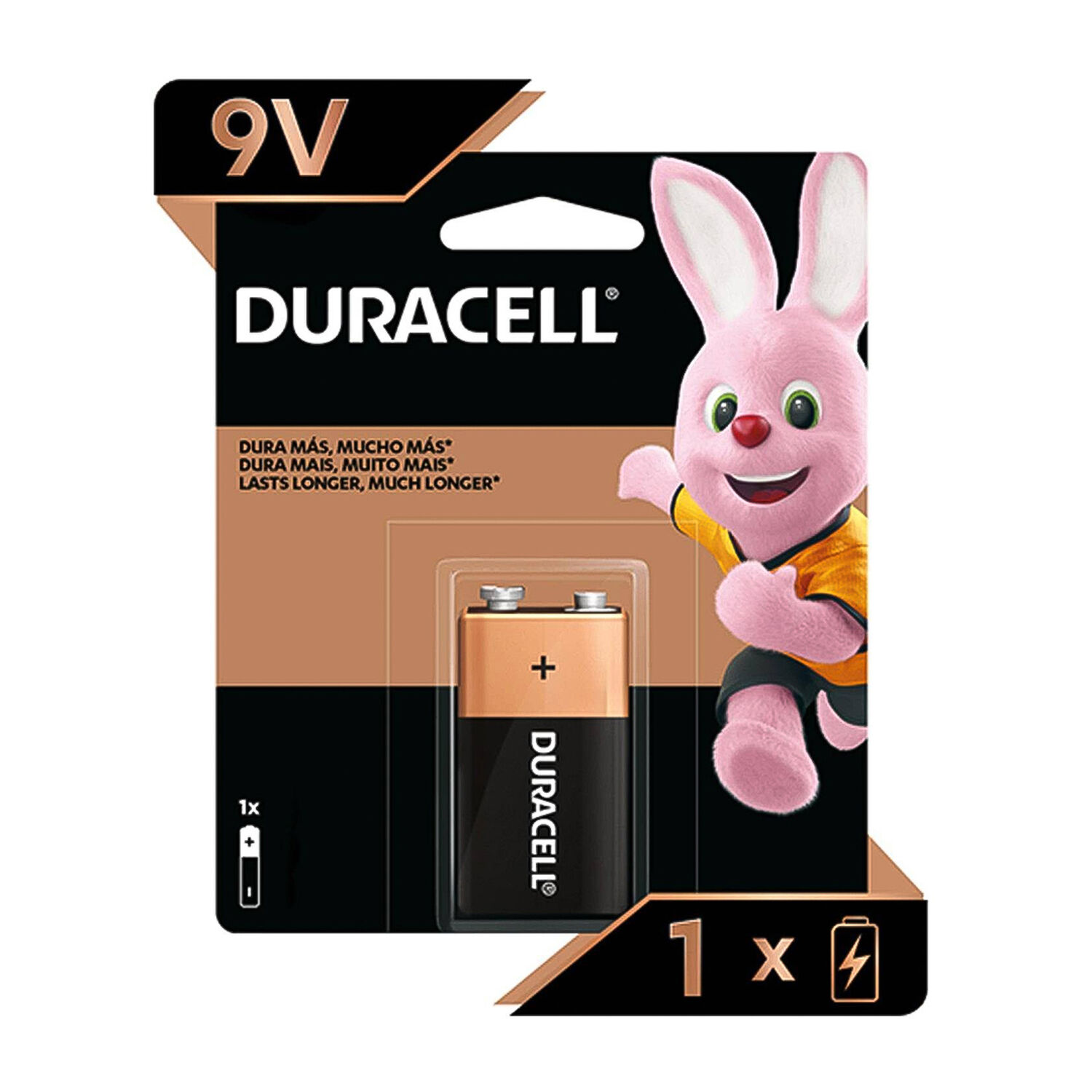 Bateria 9v Duracell Alcalina Unidad image number 1.0