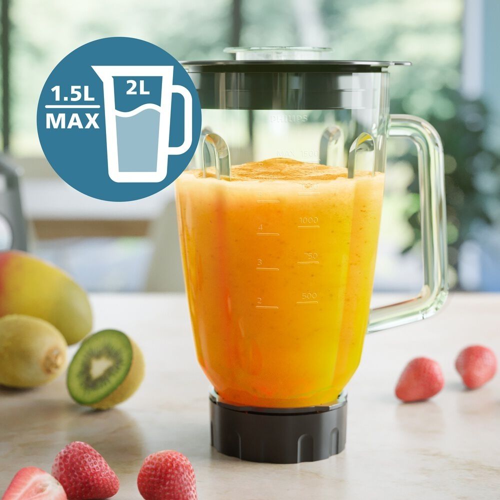 Licuadora Philips Hr2263/90 Jarra De Vidrio 2l Serie 3000 image number 5.0