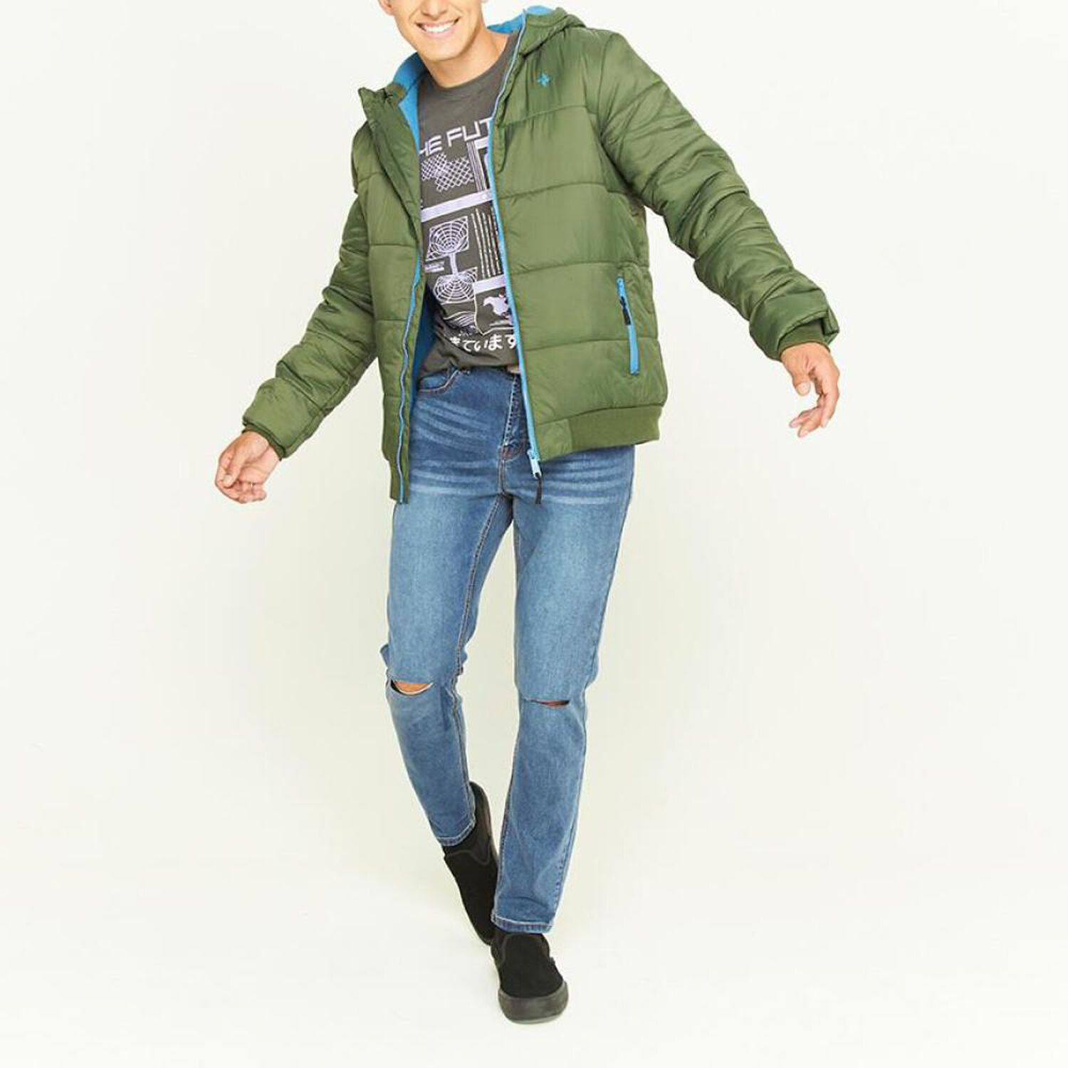 Jeans Tiro Medio Skinny Hombre Skuad image number 1.0
