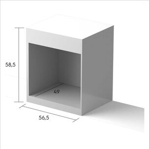 Horno Empotrable El&eacute;ctrico 66l F 1060r A Gris