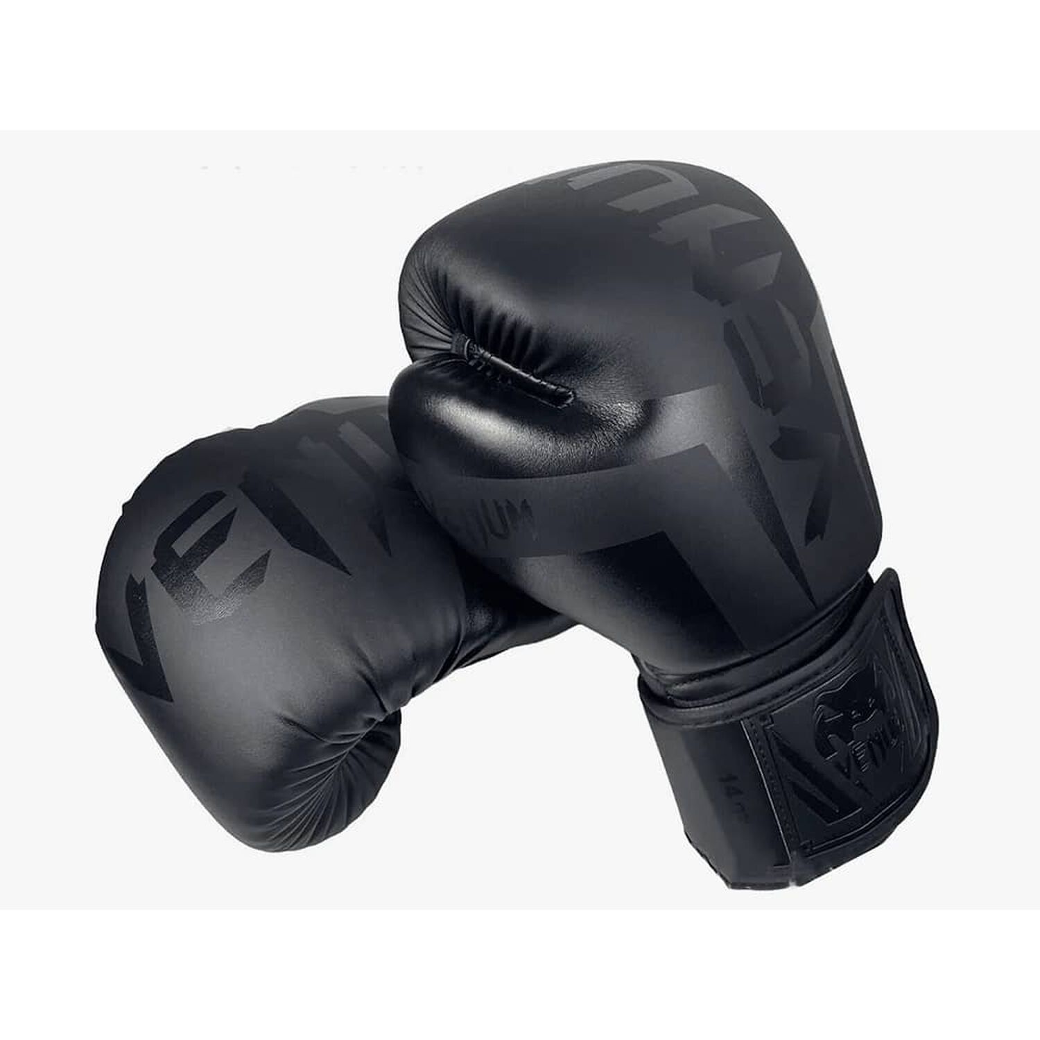 Guantes De Boxeo Profesional De Alta Calidad Negro 14oz image number 2.0
