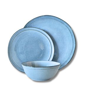 Juego De Loza 18 Piezas Vajilla Cer&aacute;mica Capri