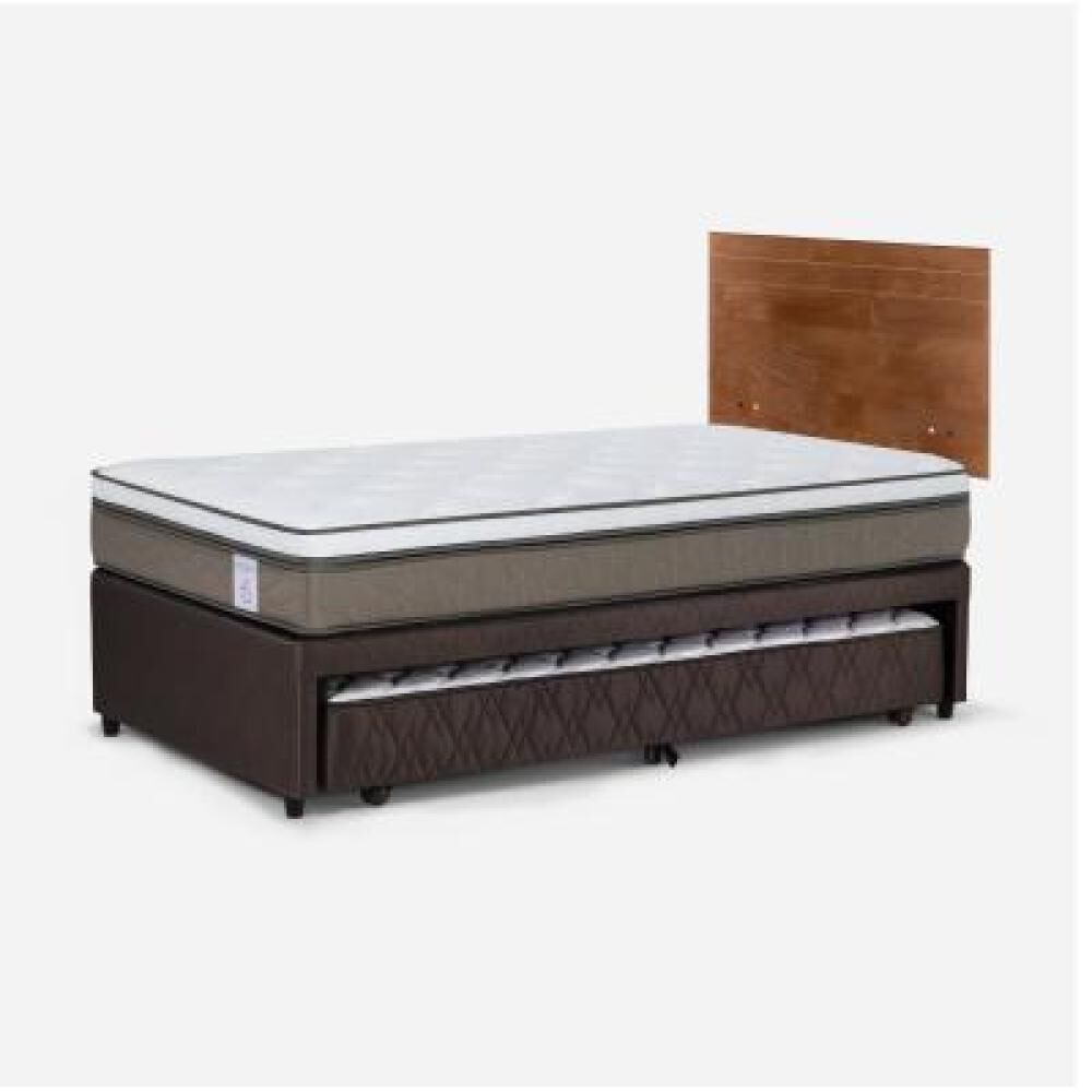 Cama Nido Rosen New Style 6 / 1.5 Plazas / Base Normal + Respaldo image number 11.0