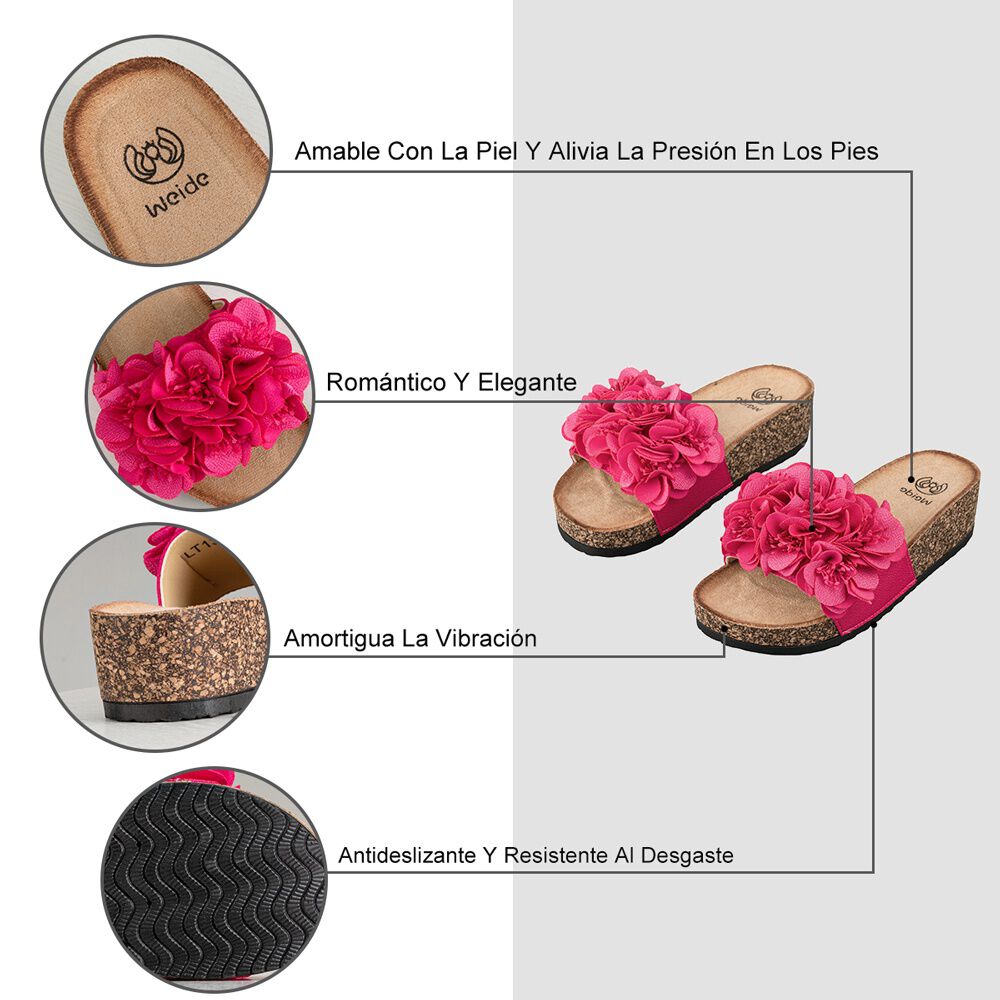 Sandalia Chala Casual Plataforma Mujer Elegante Weide Lt136 image number 7.0