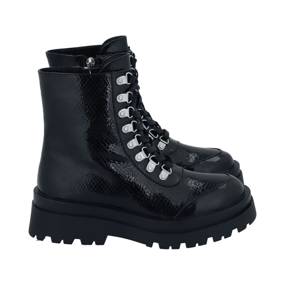 Botin Casual Mujer Negro London Police image number 2.0