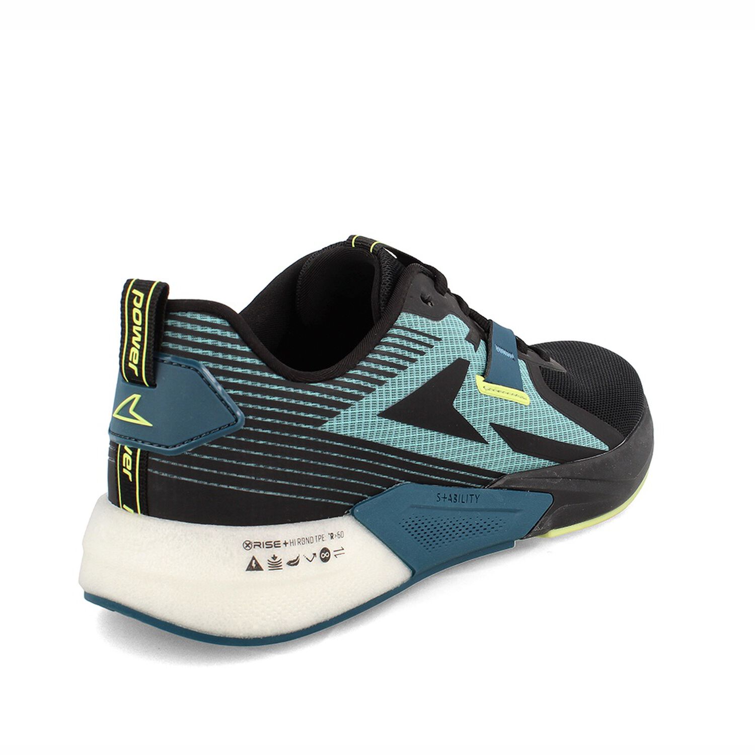 Zapatilla Hombre Power Xorise+300 Tr Cipher Negro-turquesa image number 3.0