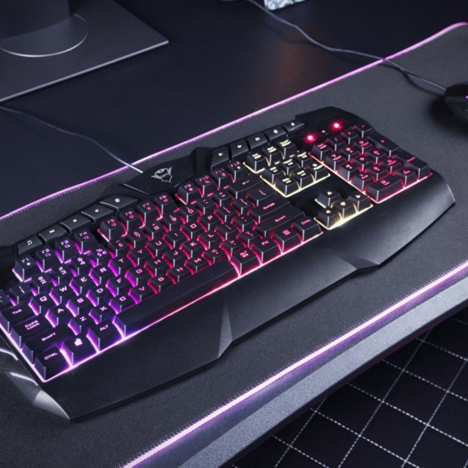 Teclado Gamer Trust Gxt 881 Odyss Full Rgb H&iacute;brido image number 4.0