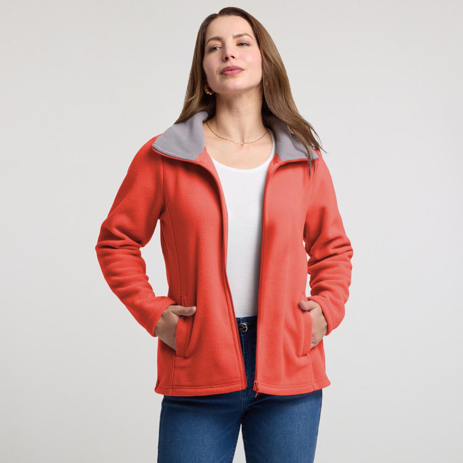 Poler&oacute;n Polar Regular Cuello Alto Mujer Geeps image number 0.0