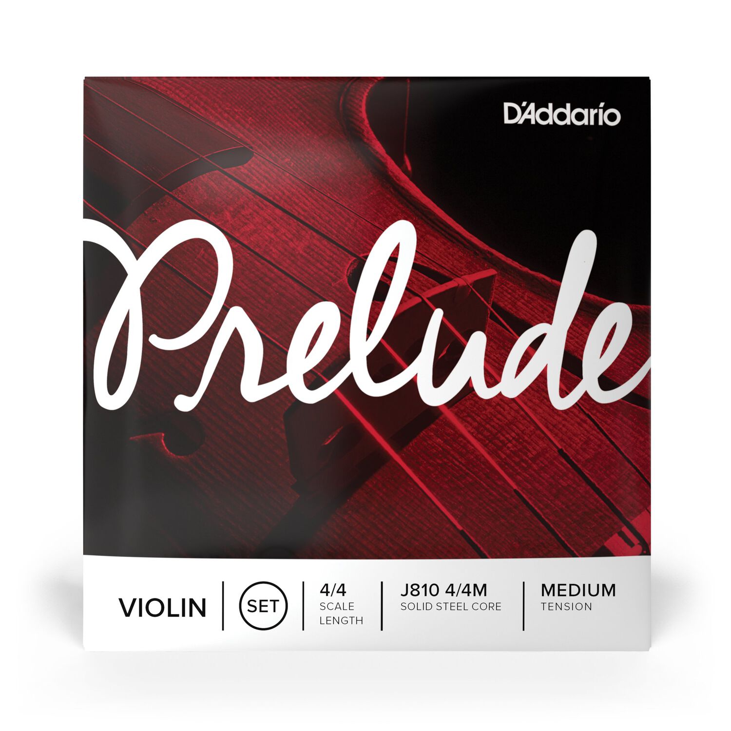 Set De Cuerdas Viol&iacute;n 4/4 Prelude J810 4/4m Daddario image number 1.0