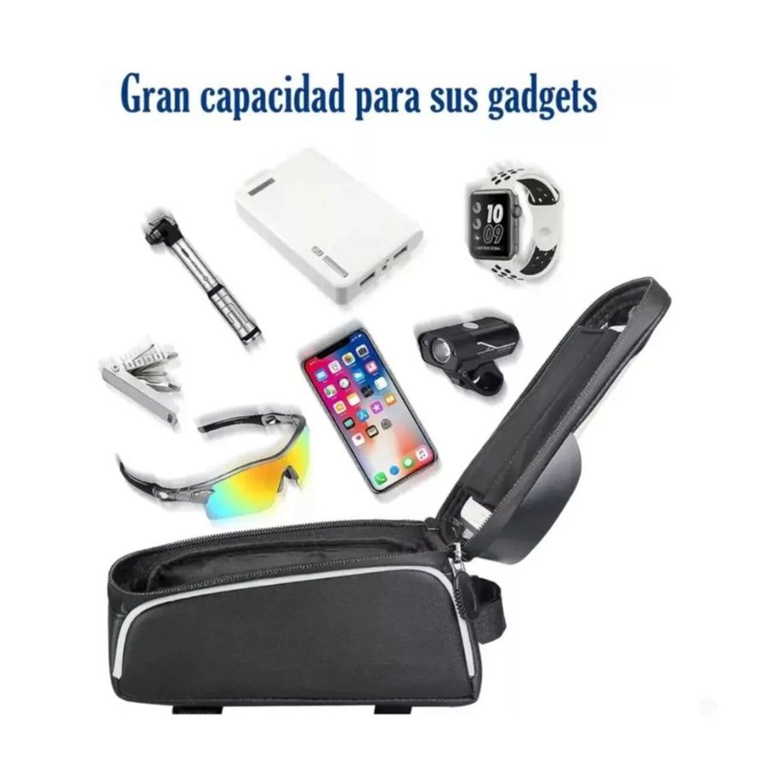 Soporte Celular Bicicleta Bolso Impermeable image number 3.0