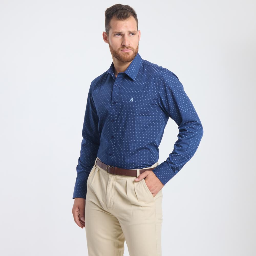 Camisa Estampada Regular Manga Larga Hombre Herald image number 2.0
