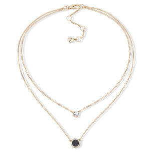 Collar Doble Dkny 60539437 Dorado