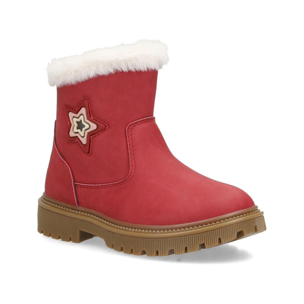 Bota Niña Topsis Burgundy image number 0.0