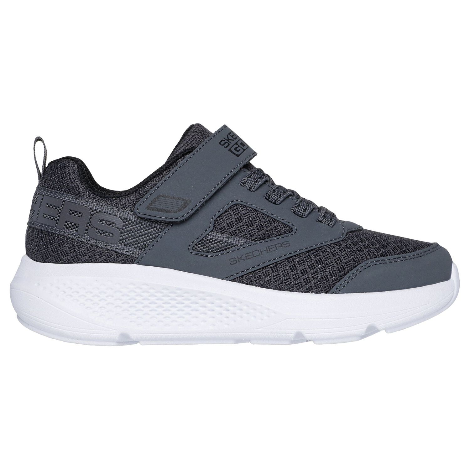 Zapatilla Skechers Go Run Elevate Ni&ntilde;o Gris image number 0.0
