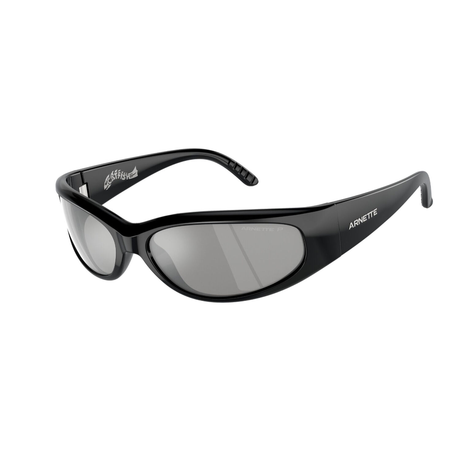 Lentes De Sol Catfish Black Polished Polarizados Sustentable Arnette image number 1.0