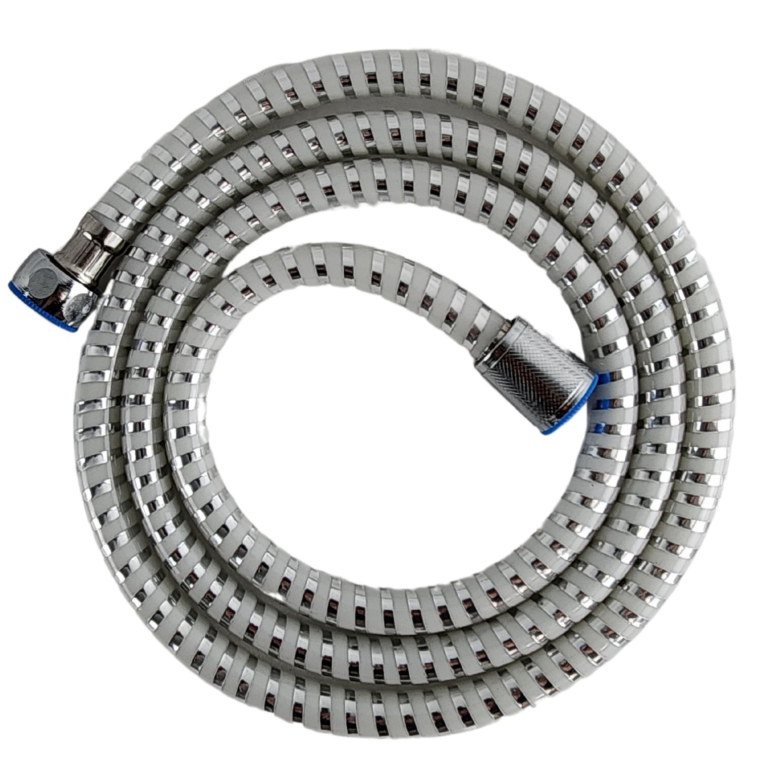 Manguera Ducha Flexible De 150cm Acabado Blanco Metalizado image number 1.0