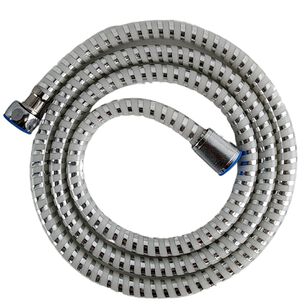 Manguera Ducha Flexible De 150cm Acabado Blanco Metalizado