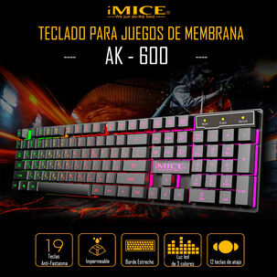 Kit Gamer Imice 4 En 1 Gk-490 Teclado Mouse Audífonos Y Pad